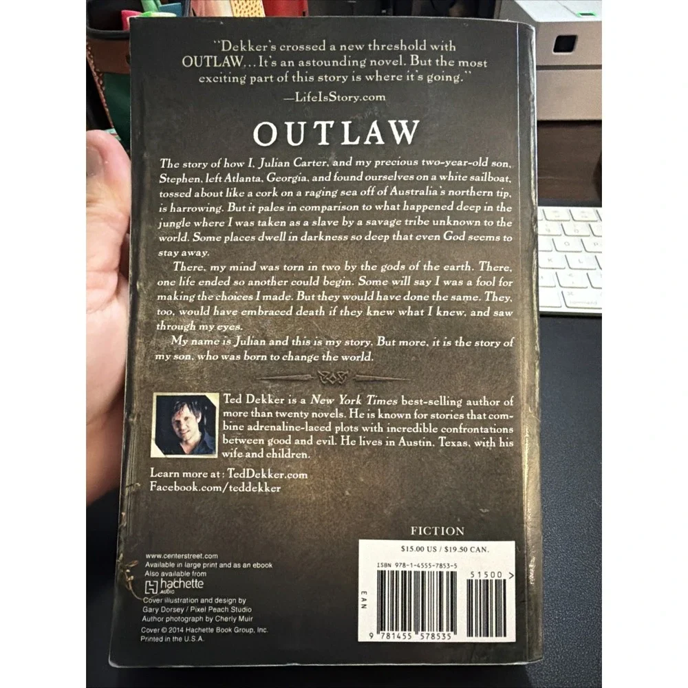 Outlaw by Ted Dekker (2014, Trade Paperback)